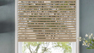 الستائر الخشبية والمعدنية