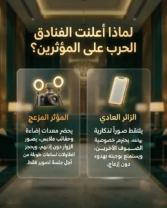 صدمة لصناع المحتوى: فنادق ومطاعم عالمية ترفع شعار “ممنوع المؤثرين”.. والسبب مفاجئ!